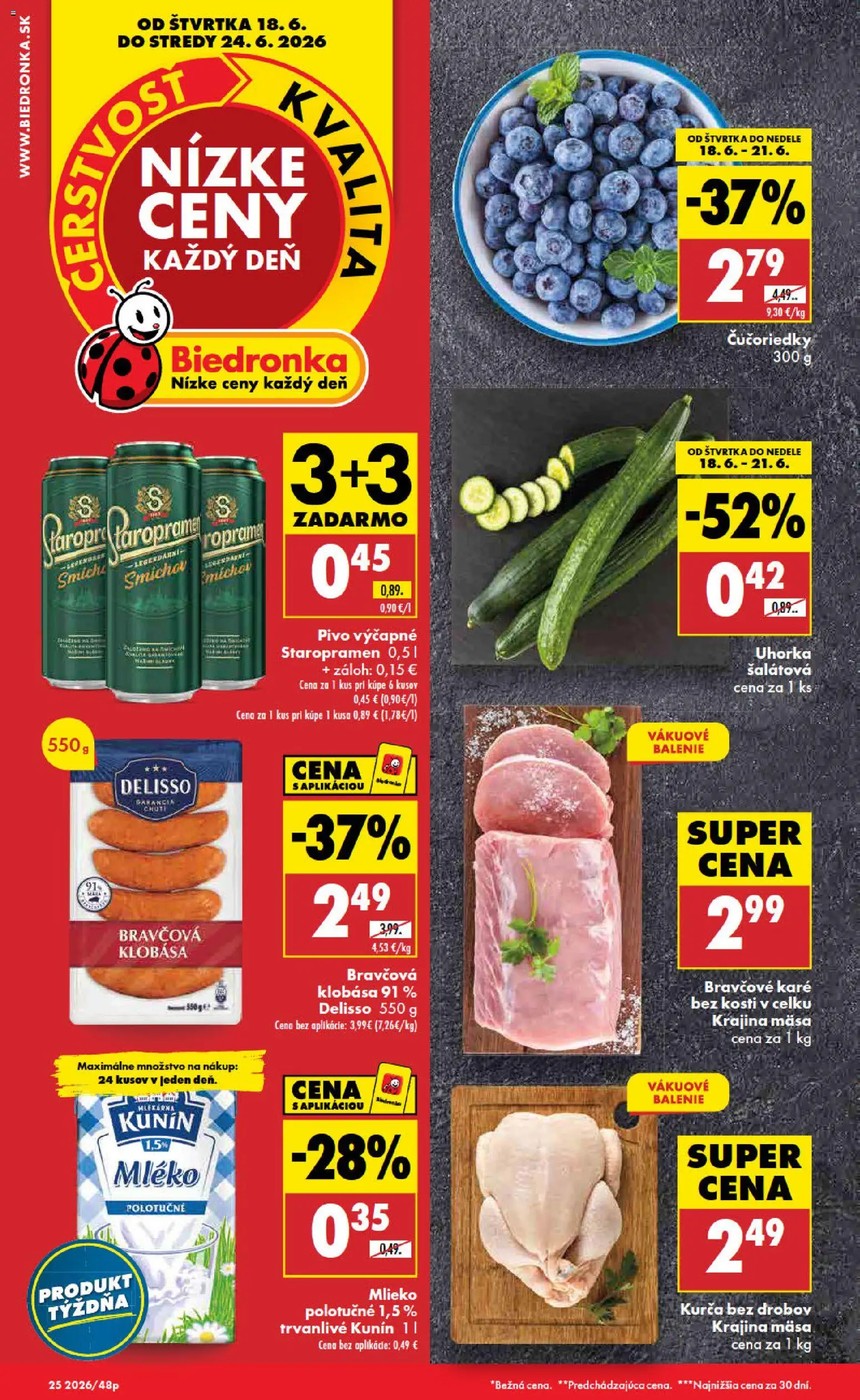 Náhľad Biedronka letáku platného od 18.06.2026