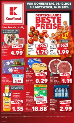 Vorschau von dem Prospekt des Geschäftes Kaufland, gültig ab dem 08.10.2026