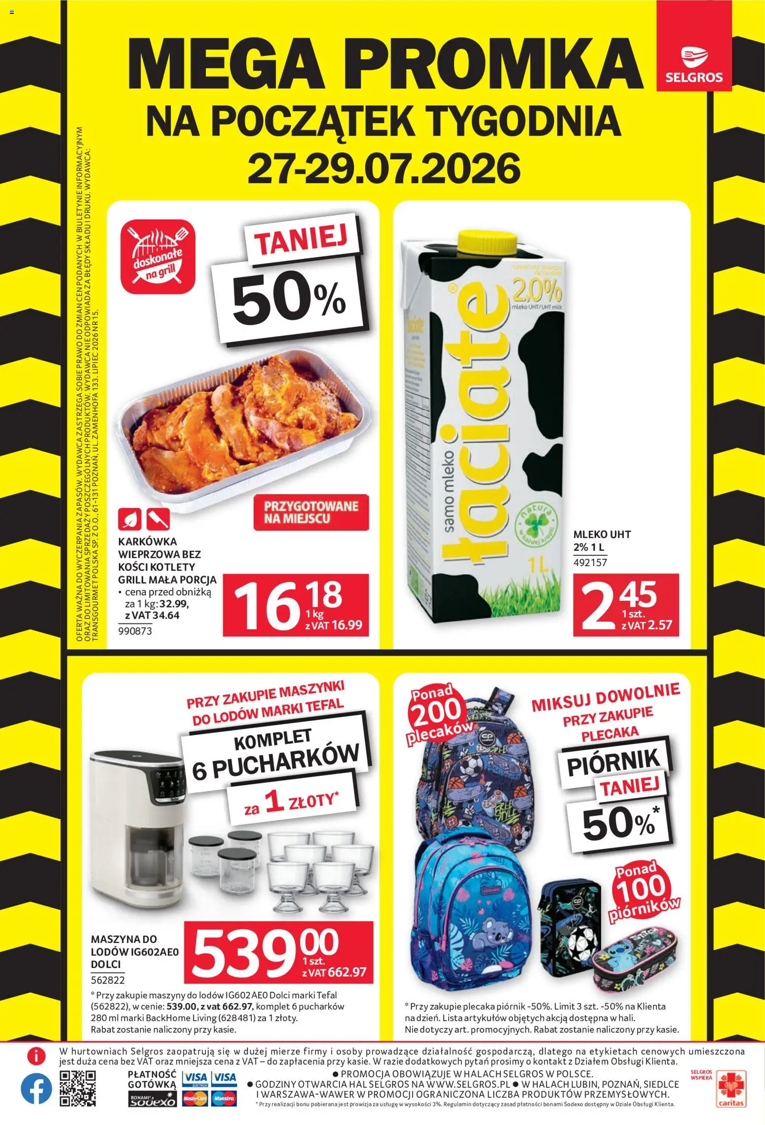 Pogląd gazetki "Selgros cash&carry gazetka - Mega Promka" ze sklepu Selgros cash&carry ważnej od 27.07.2026