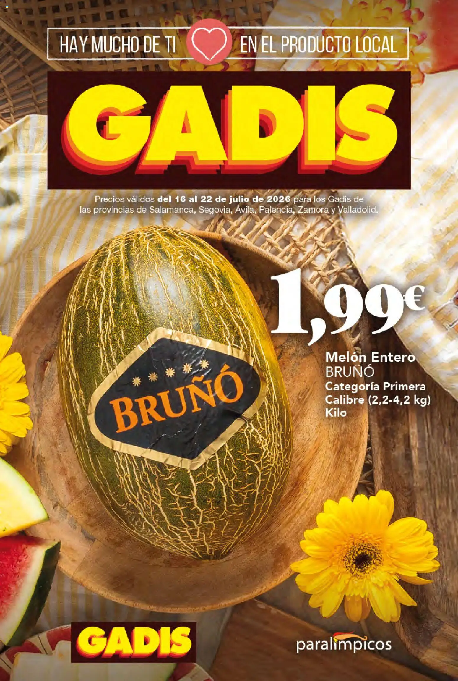 Vista previa del folleto de la tienda Gadis válido desde el 16/07/2026 