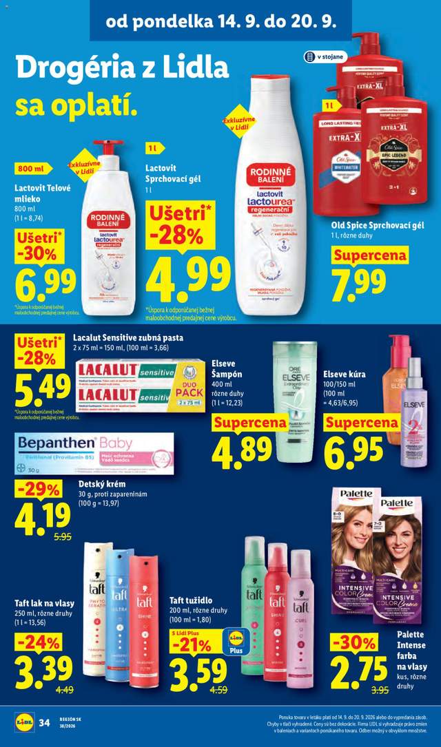 Nový Lidl leták od 14.09.