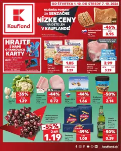 Náhľad Kaufland letáku platného od 01.10.2026