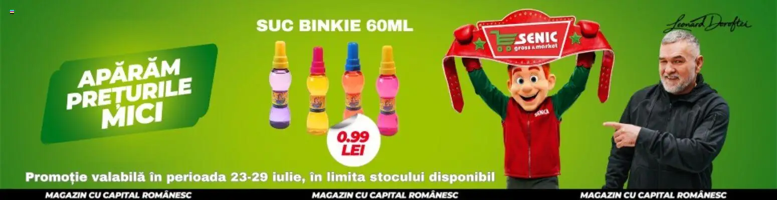 Previzualizarea de cataloage: Senic Senic Catalog valabil de la 27.07.2026 - Mici, Suc