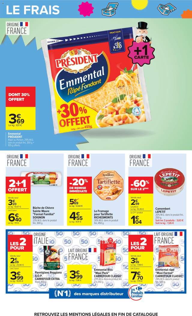 Nouveau catalogue Carrefour à partir du 08/09