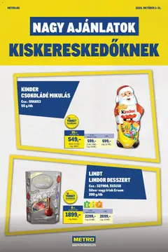 Metro - Metro Nagy Ajánlatok Kiskereskedőknek 2026/10 megtekintése, amely érvényes 2026.10.01.-től
