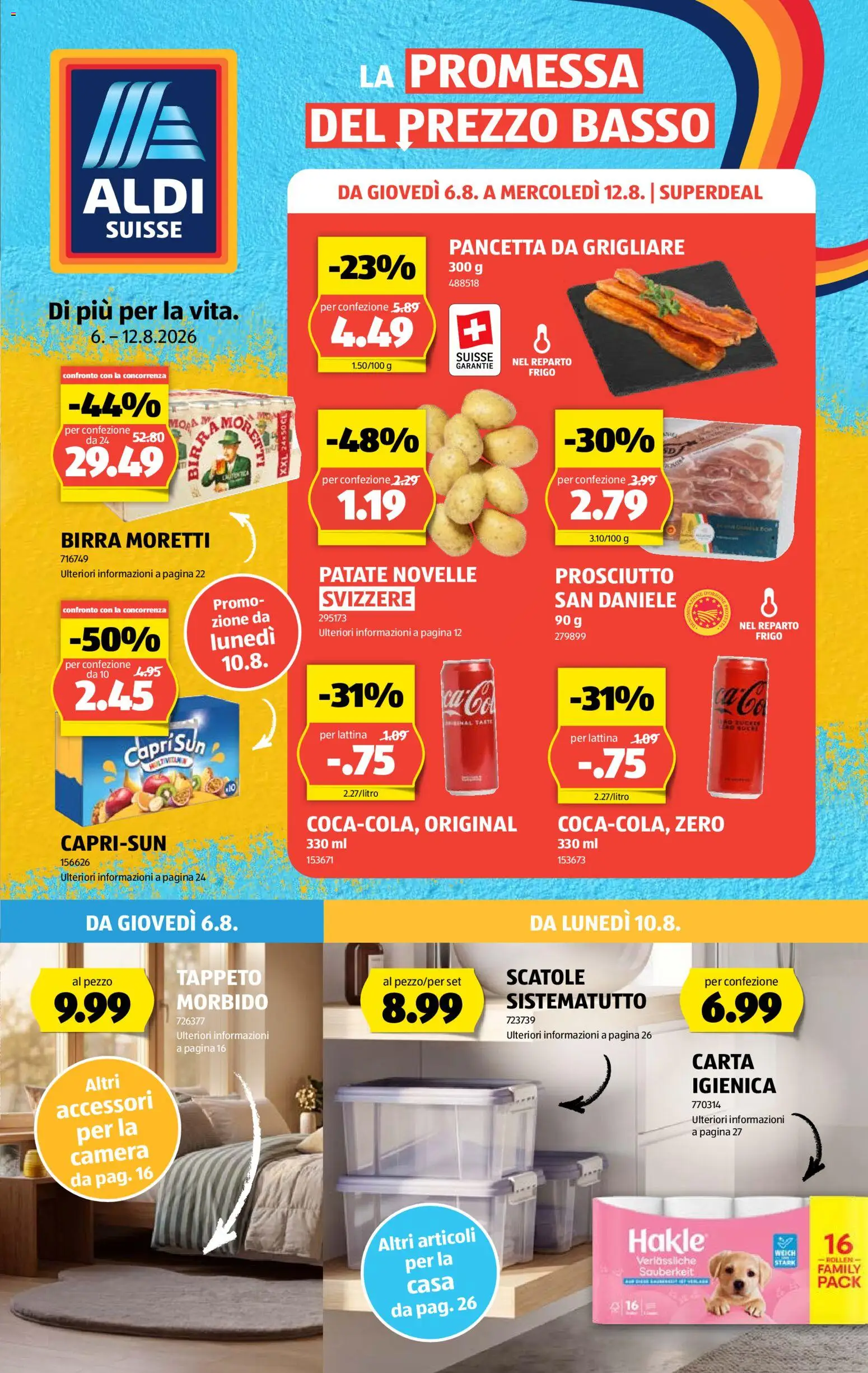 Vorschau des Merkblatts Aldi aktionen IT vom Shop Aldi gültig von 06.08.2026 bis 12.08.2026