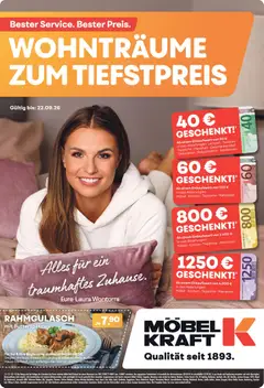 Vorschau von dem Prospekt des Geschäftes Möbel Kraft, gültig ab dem 04.09.2026