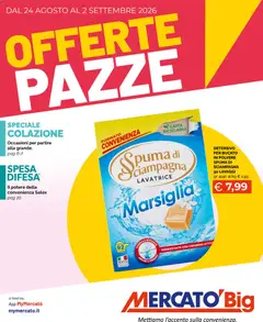 Anteprima dell'opuscolo Mercatò volantino Big dal negozio Mercatò valido da 24/08/2026