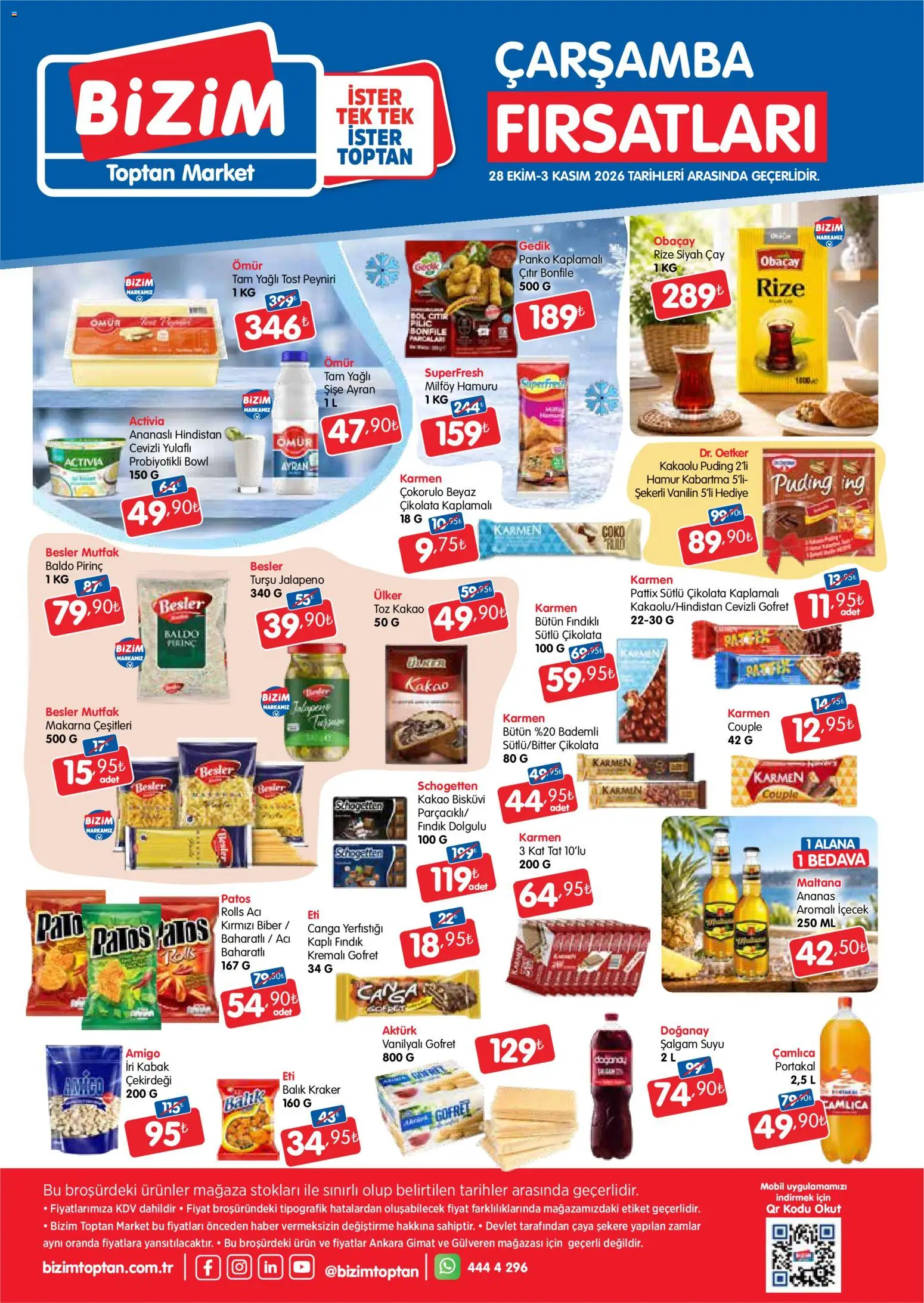 Bizim Toptan Bizim Toptan Katalog 28.10.2026 - Broşürünün önizlemesi