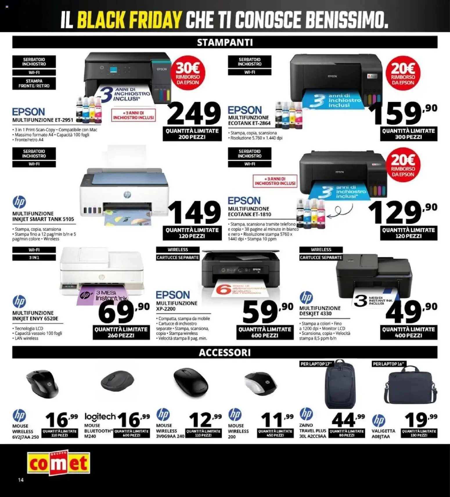 Anteprima dell'opuscolo Comet Black Friday dal negozio Comet valido da 29/10/2026