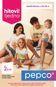 Pregled letka Pepco Katalog trgovine Pepco vrijedi od 23.04.2026