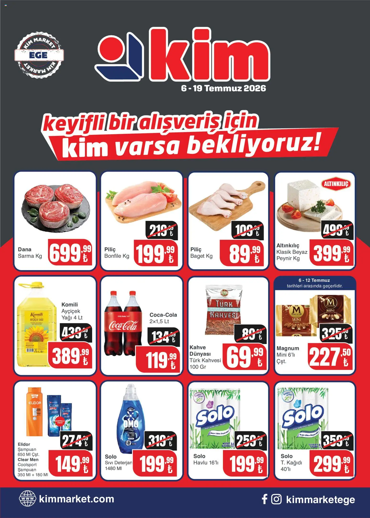 Kim Market Kim Market Katalog 06.07.2026 - Broşürünün önizlemesi