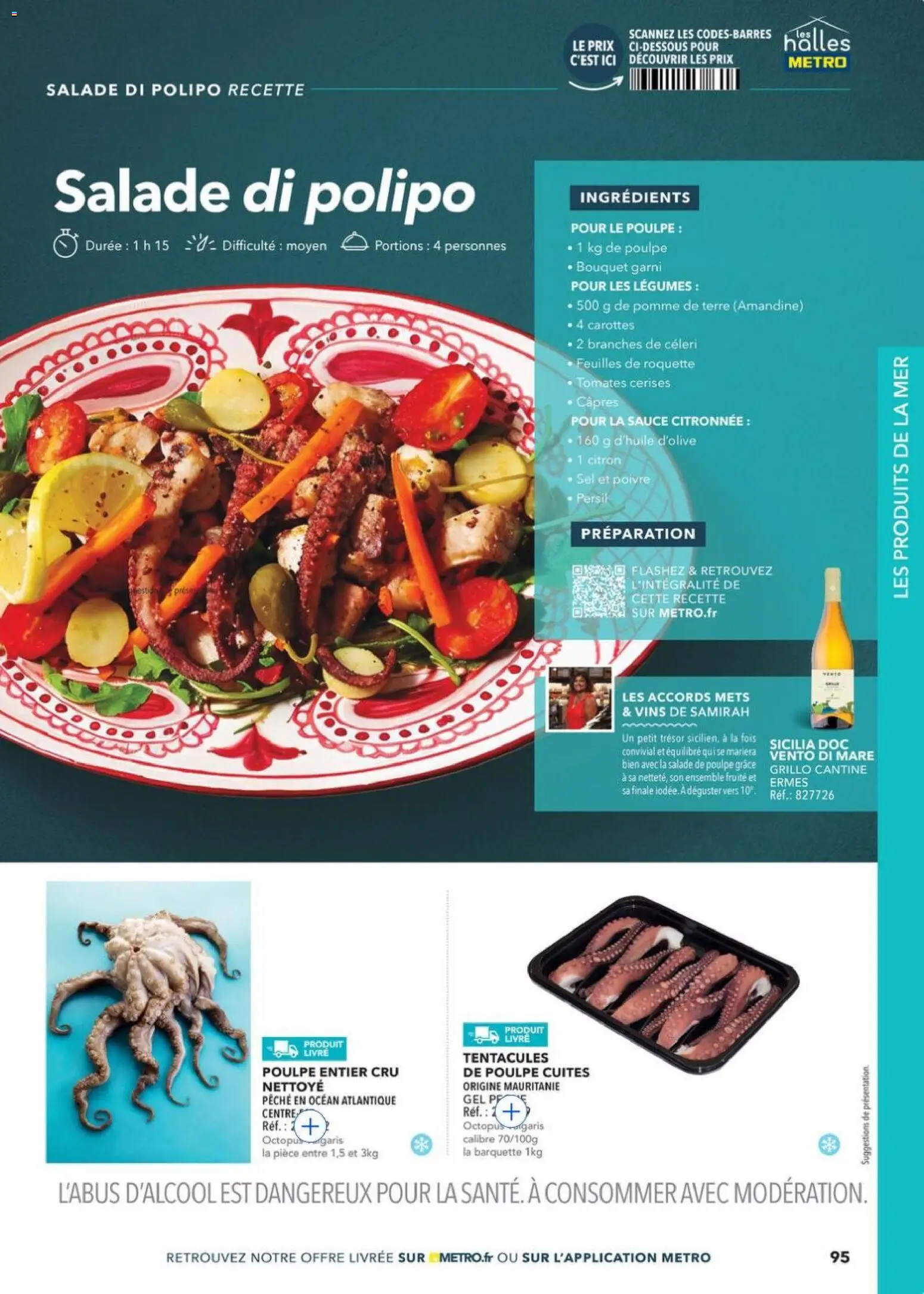 Prévisualisation de METRO - Guide Italie du magasin METRO formulaire valide 28/05/2026 - Livre, Salade, Pomme, Pomme de terre, Persil, Trésor, Câpres, Poivre