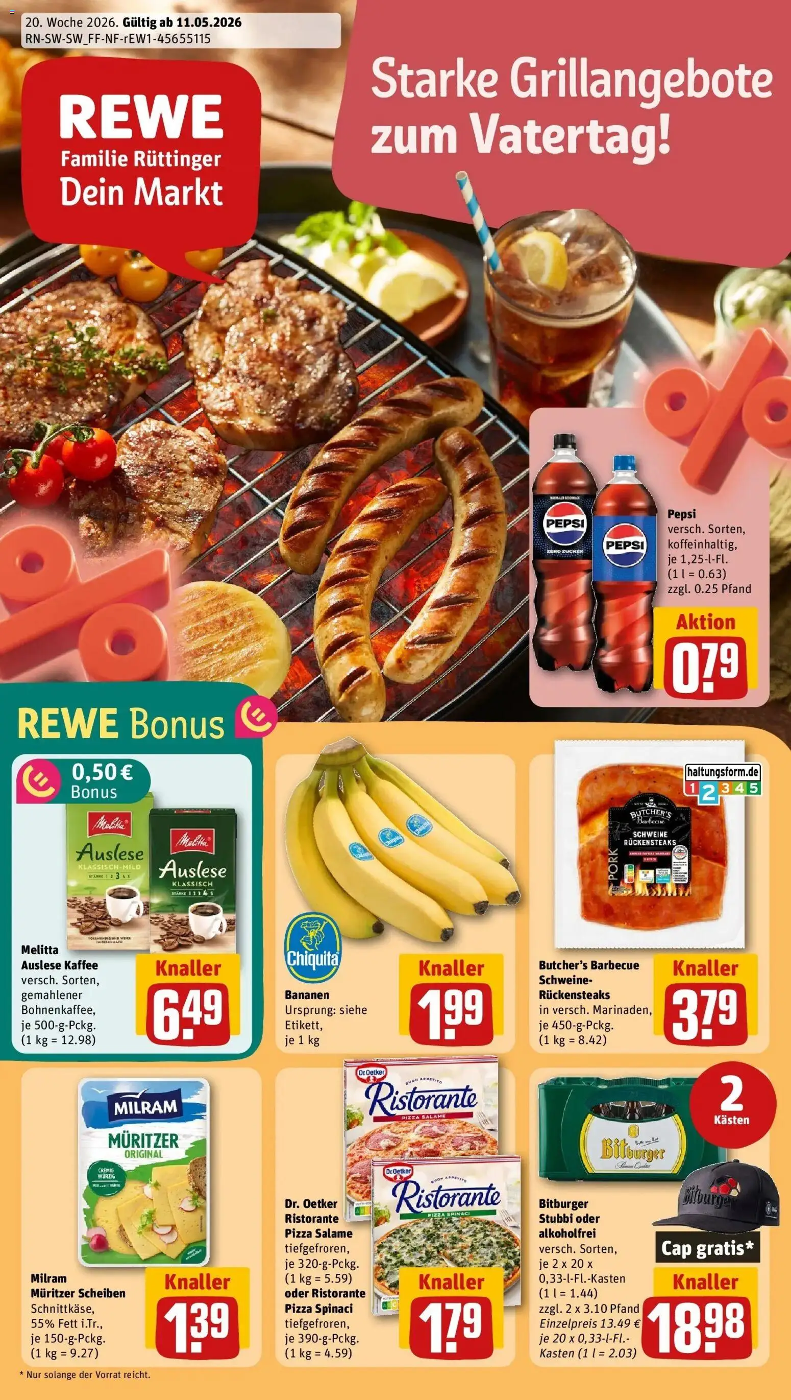Vorschau von dem Prospekt des Geschäftes Rewe, gültig ab dem 10.05.2026