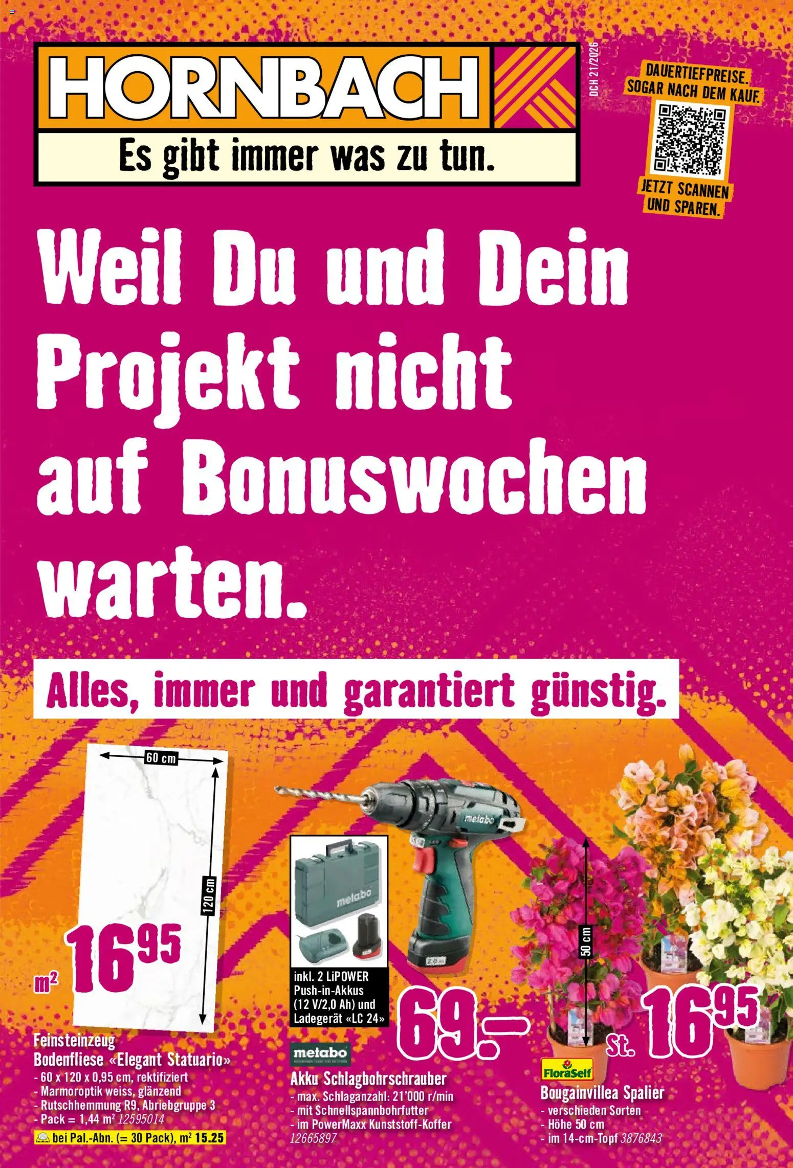 Vorschau des Merkblatts Hornbach aktionen vom Shop Hornbach gültig von 26.05.2026 bis 