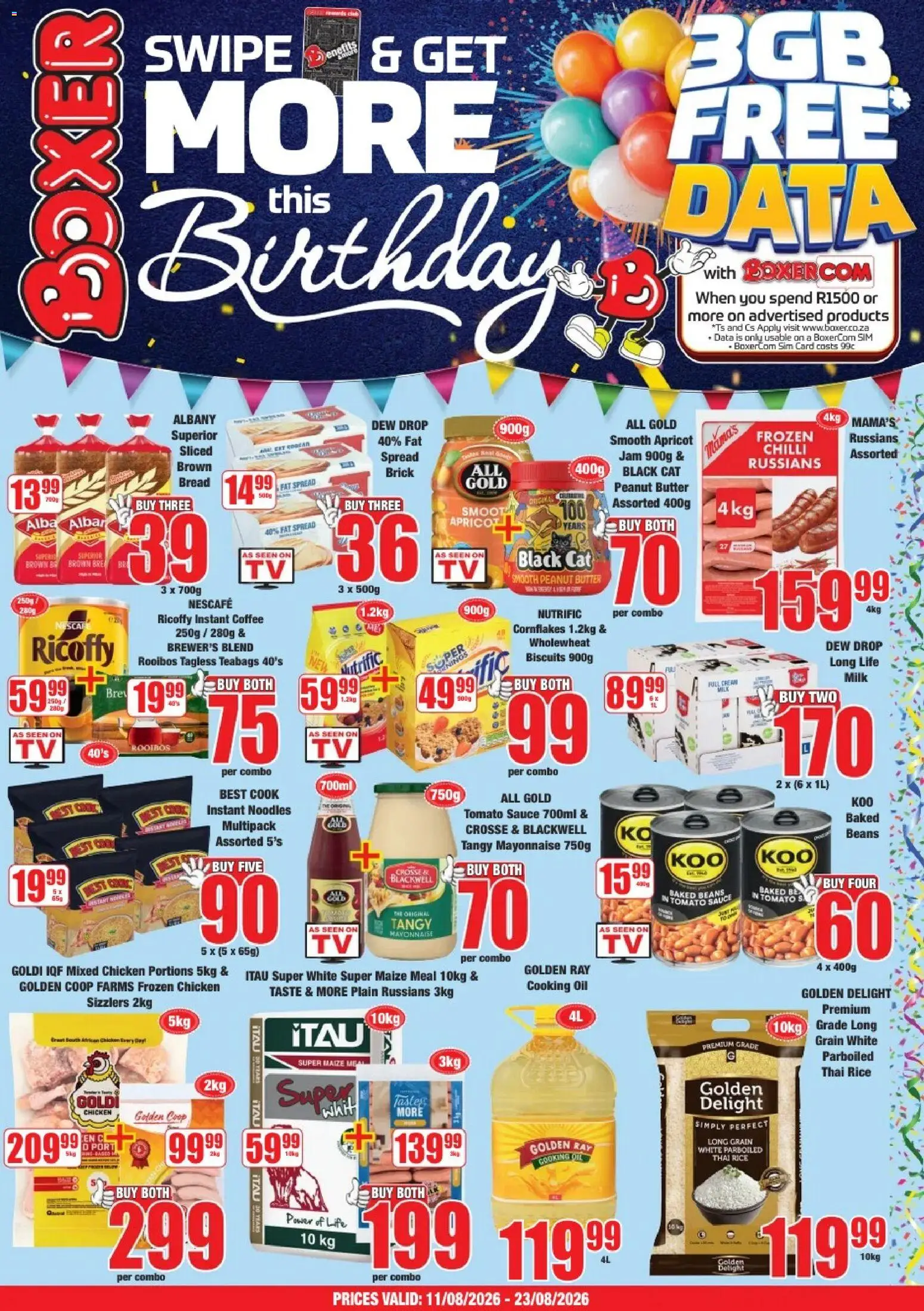 Preview of Boxer flyer valid from 11/08/2026