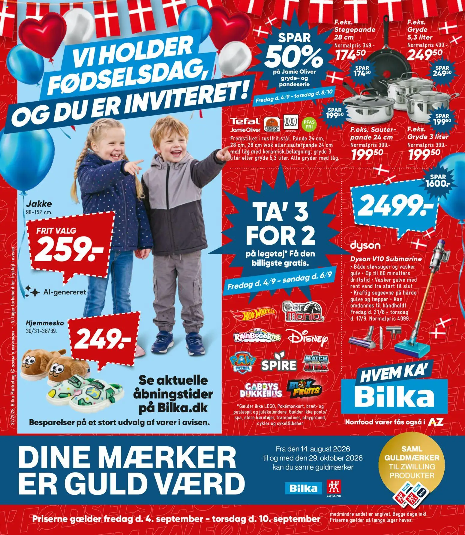 Eksempel på tilbudsavis Bilka - Nonfood fra butik Bilka gyldig fra 04/09/2026