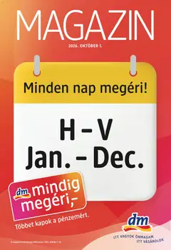 DM Drogerie Markt - DM Drogerie Markt akciós újság megtekintése, amely érvényes 2026.10.01.-től