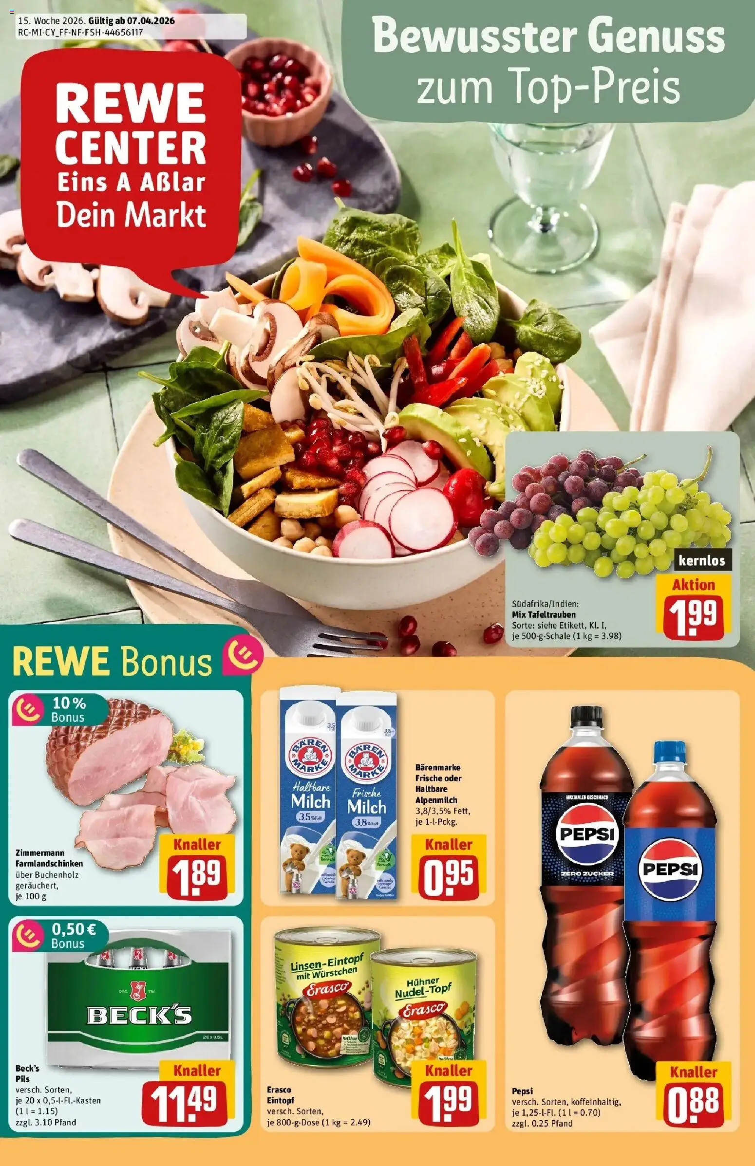 Vorschau von dem Prospekt des Geschäftes Rewe, gültig ab dem 05.04.2026