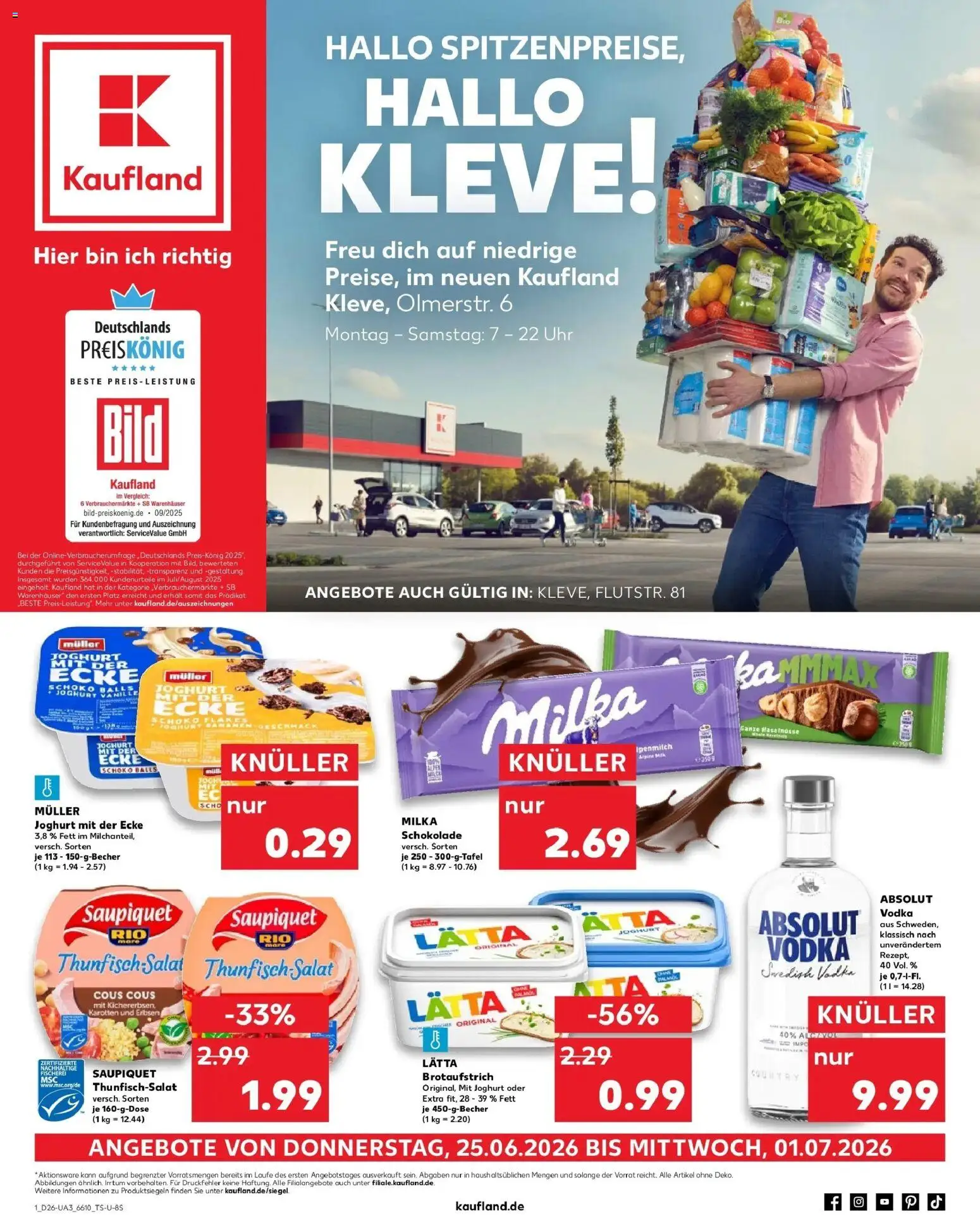 Vorschau von dem Prospekt des Geschäftes Kaufland, gültig ab dem 25.06.2026