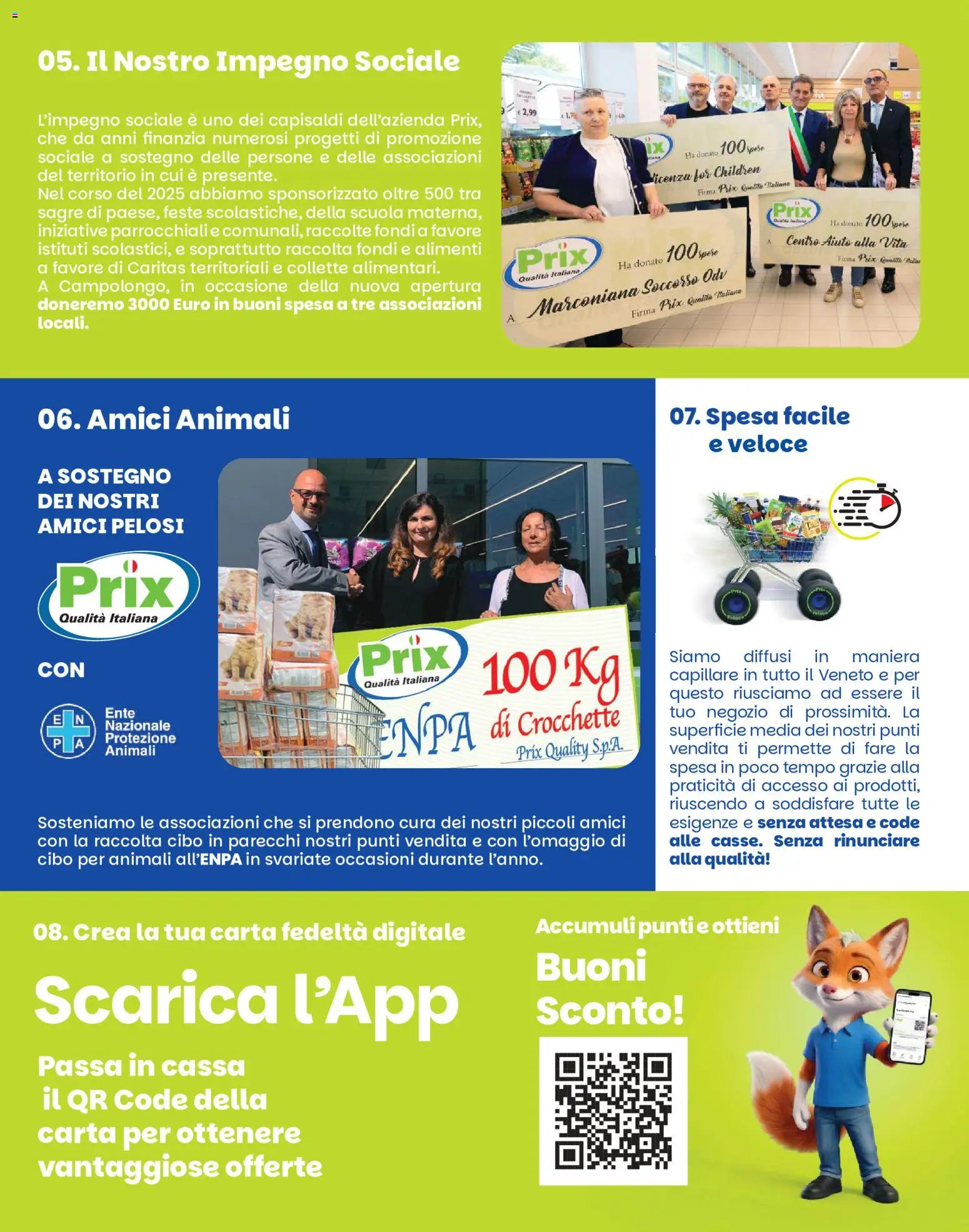 Anteprima dell'opuscolo Prix volantino Campolongo dal negozio Prix valido da 03/09/2026 - Crocchette