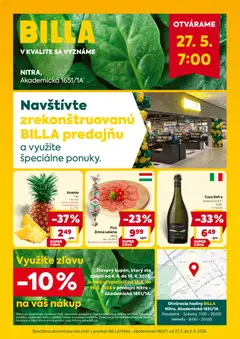 Náhľad Billa letáku platného od 27.05.2026