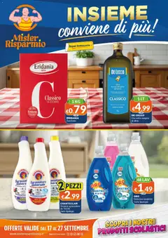 Anteprima dell'opuscolo Mister Risparmio volantino dal negozio Mister Risparmio valido da 17/09/2026