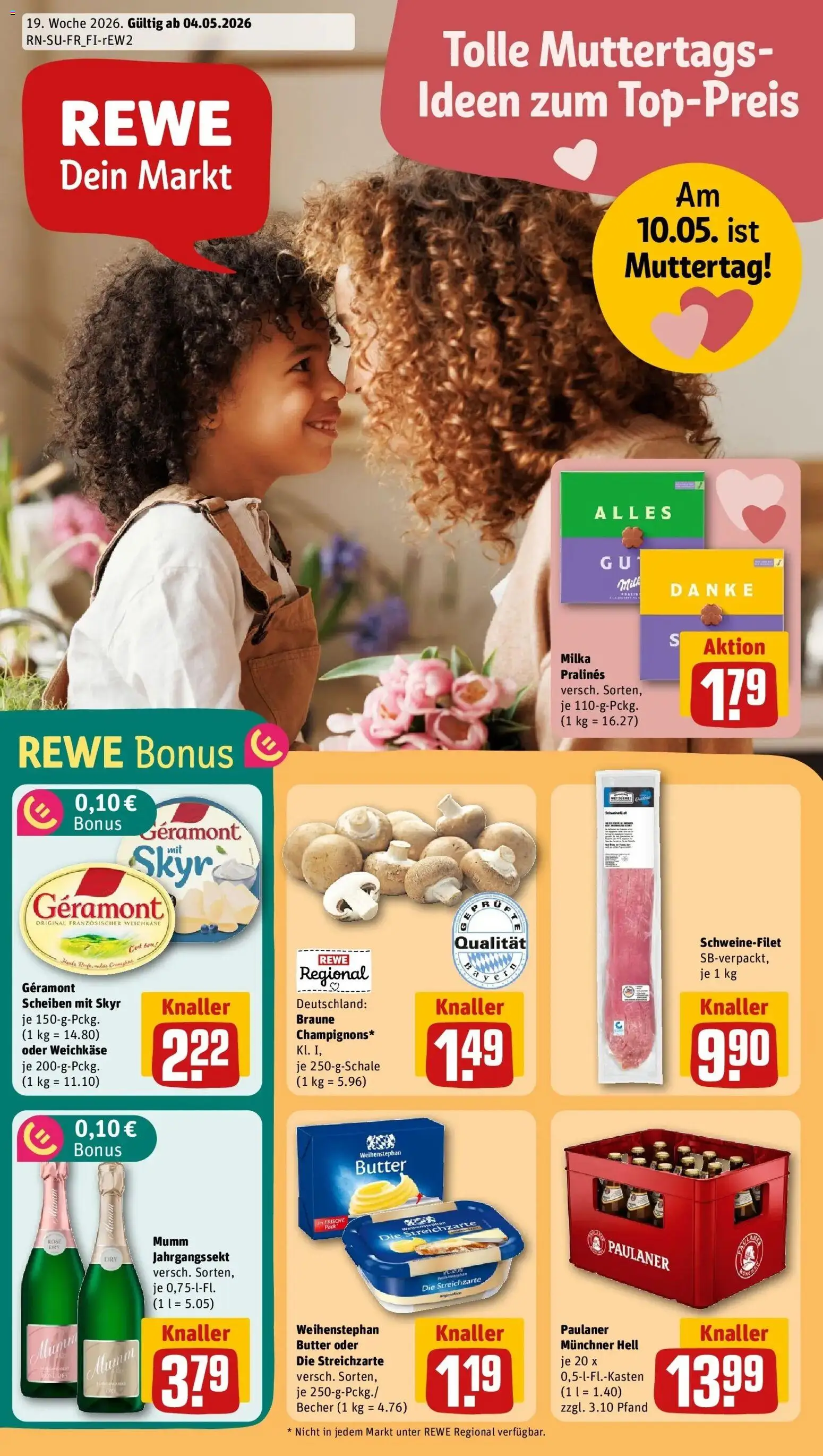 Vorschau von dem Prospekt des Geschäftes Rewe, gültig ab dem 04.05.2026
