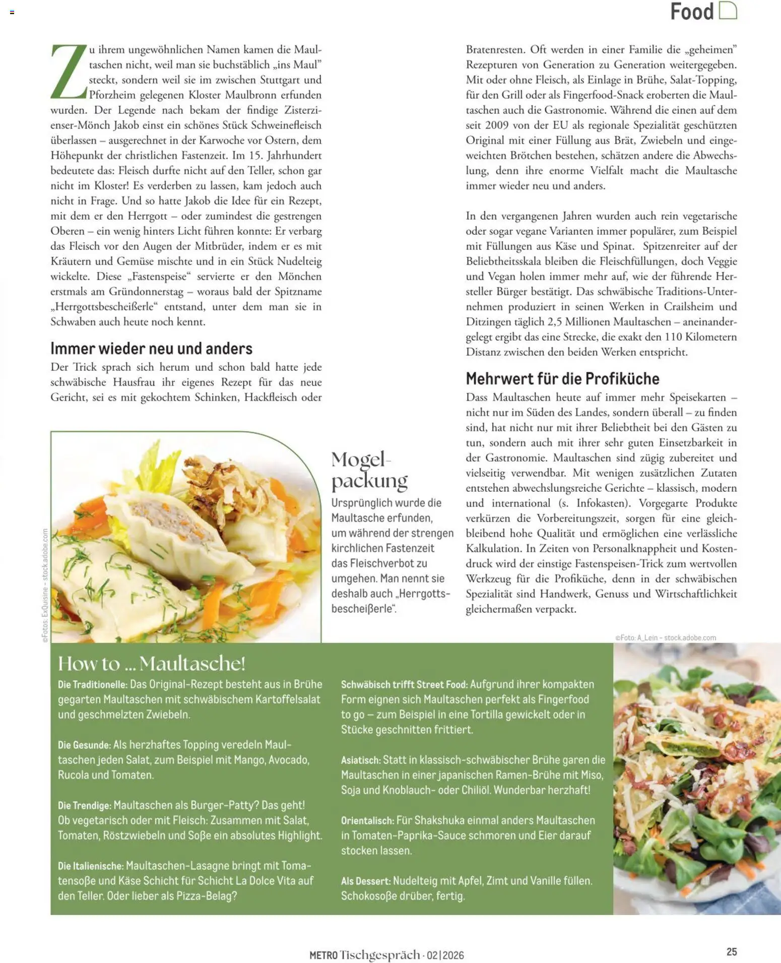 Vorschau von dem Prospekt des Geschäftes Metro, gültig ab dem 01.09.2026 - Burger, Käse, Gemüse, Maultaschen, Taschen, Knoblauch, Vanille, Zwiebeln