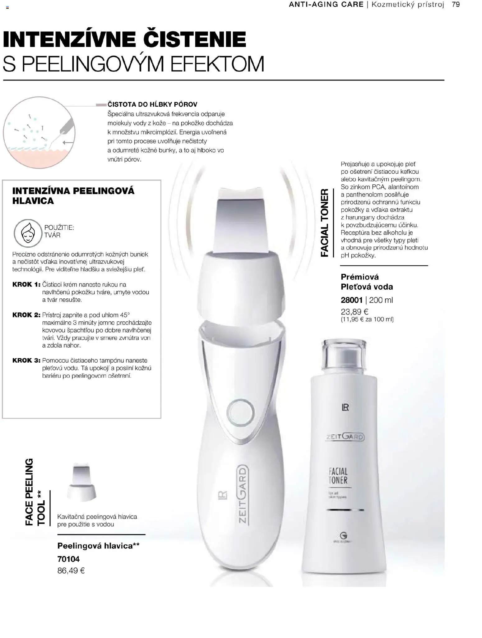 Náhľad LR letáku platného od 22.05.2026 - Voda, Toner, Peeling, Krém