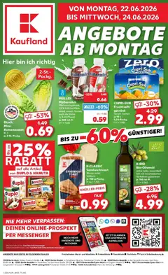 Vorschau von dem Prospekt des Geschäftes Kaufland, gültig ab dem 21.06.2026
