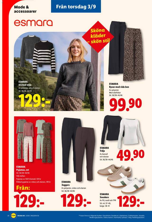 Nytt Lidl reklamblad från 31/08