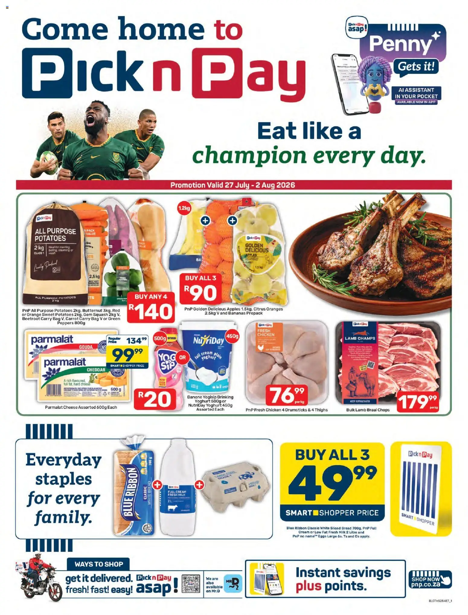 Preview of Pick n Pay flyer valid from 27/07/2026