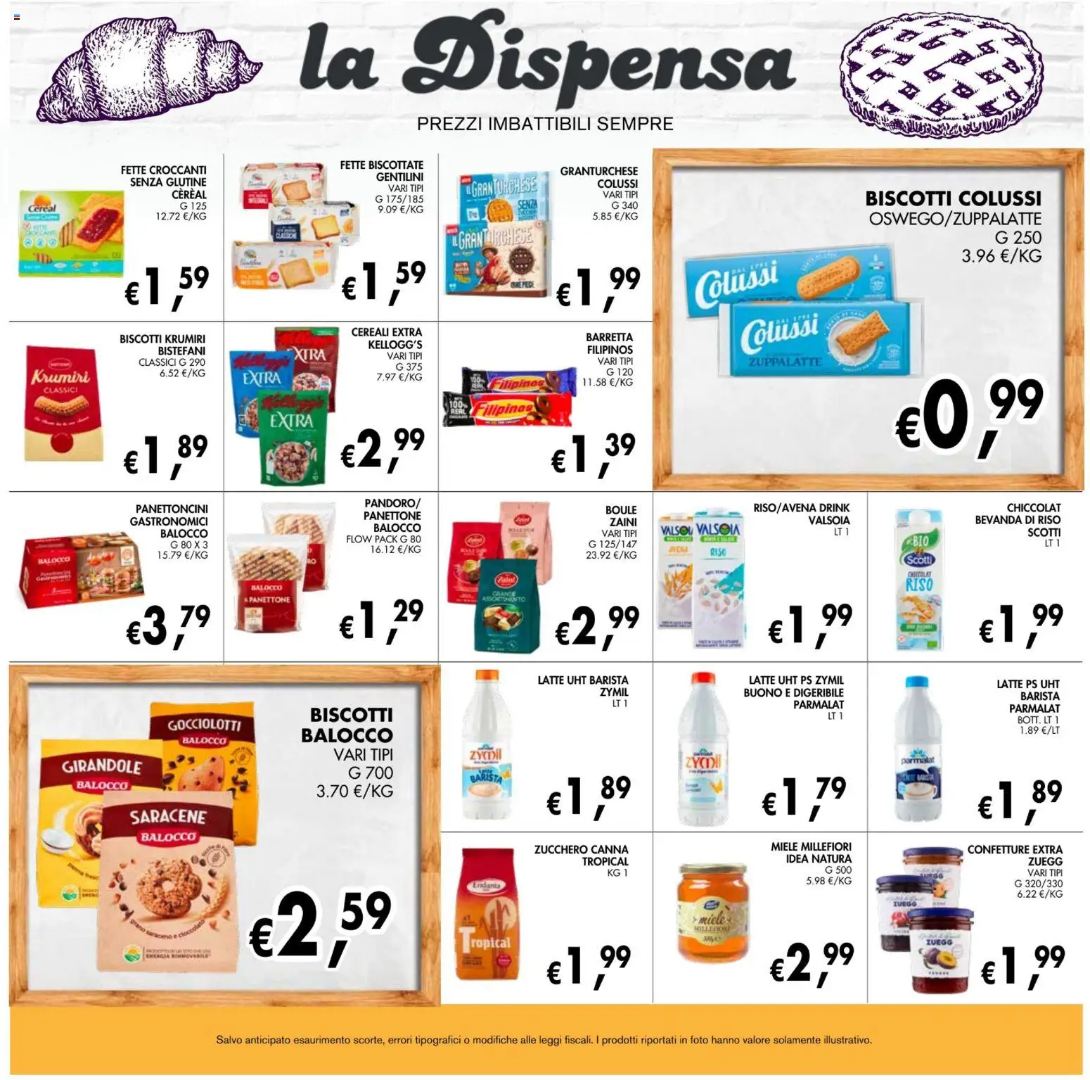 Anteprima dell'opuscolo Coal volantino èccoMi Teramo dal negozio Coal valido da 22/10/2026 - Senza glutine, Miele, Panettone, Riso, Cereali, Fette biscottate, Barretta, Bevanda di riso