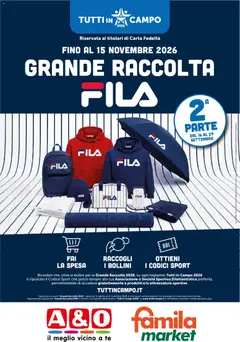 Anteprima dell'opuscolo A&O volantino Grande Raccolta Fila dal negozio A&O valido da 16/09/2026