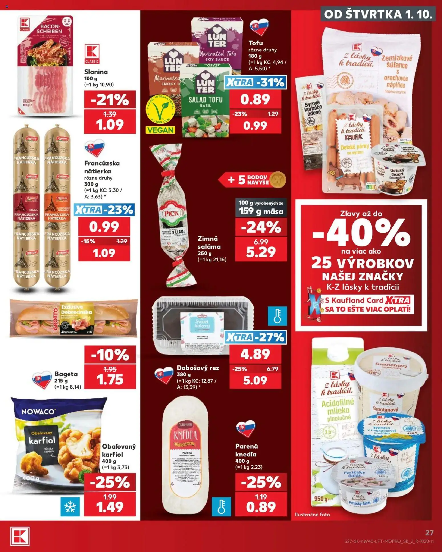 Náhľad Kaufland letáku platného od 01.10.2026