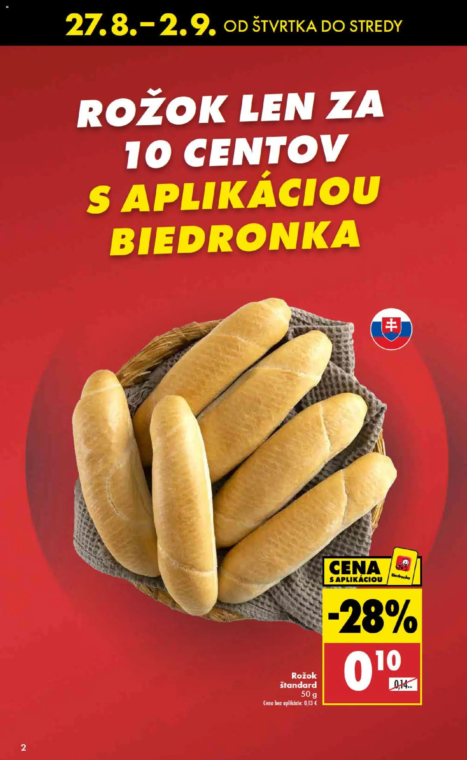 Náhľad Biedronka letáku platného od 27.08.2026