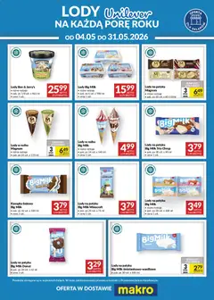 Pogląd gazetki "Makro gazetka - Lody Unilever" ze sklepu Makro ważnej od 04.05.2026