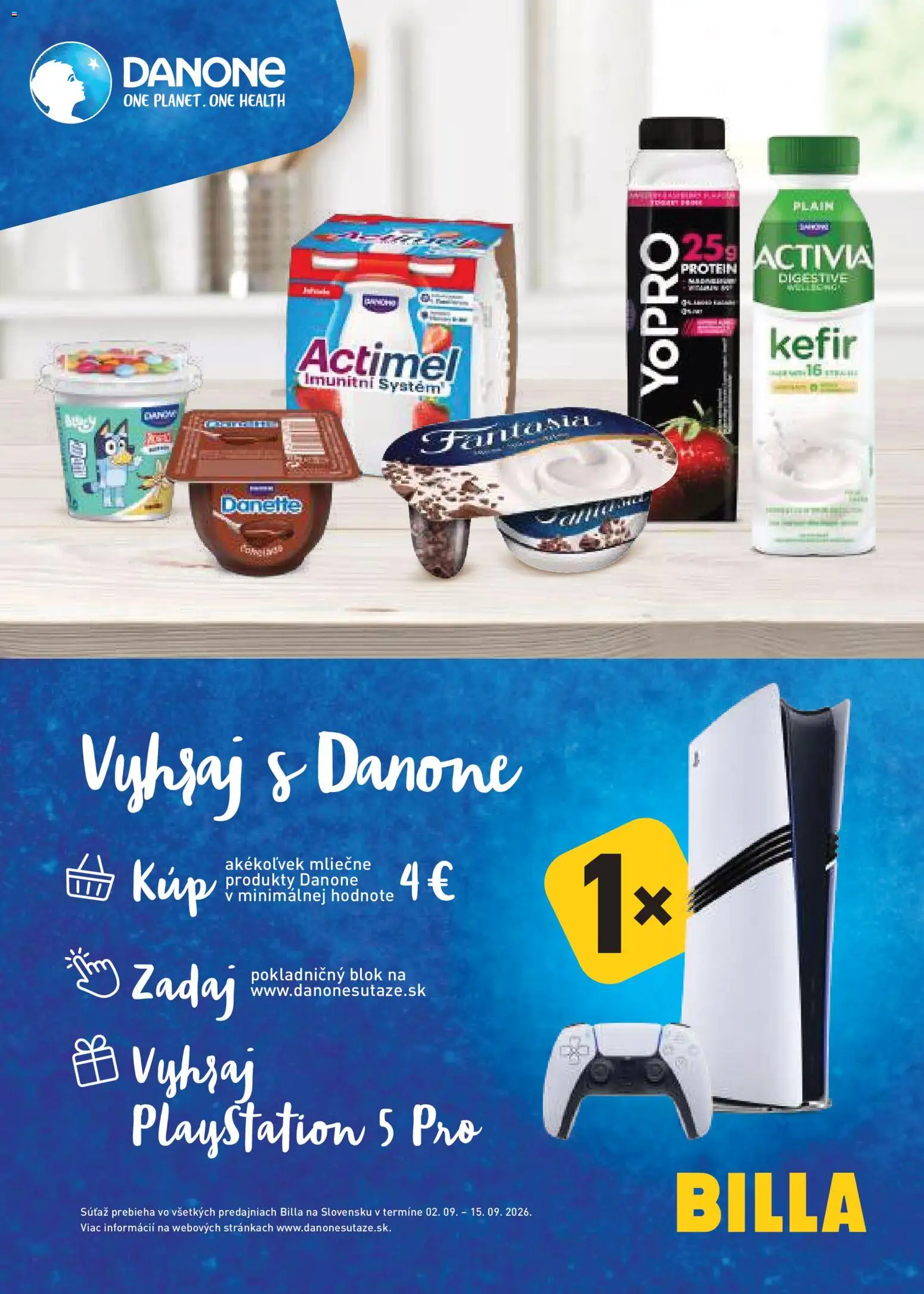 Náhľad Billa letáku platného od 09.09.2026 - Kinder, Raffaello, Kinder Bueno, Sušienky, BeBe Dobré ráno
