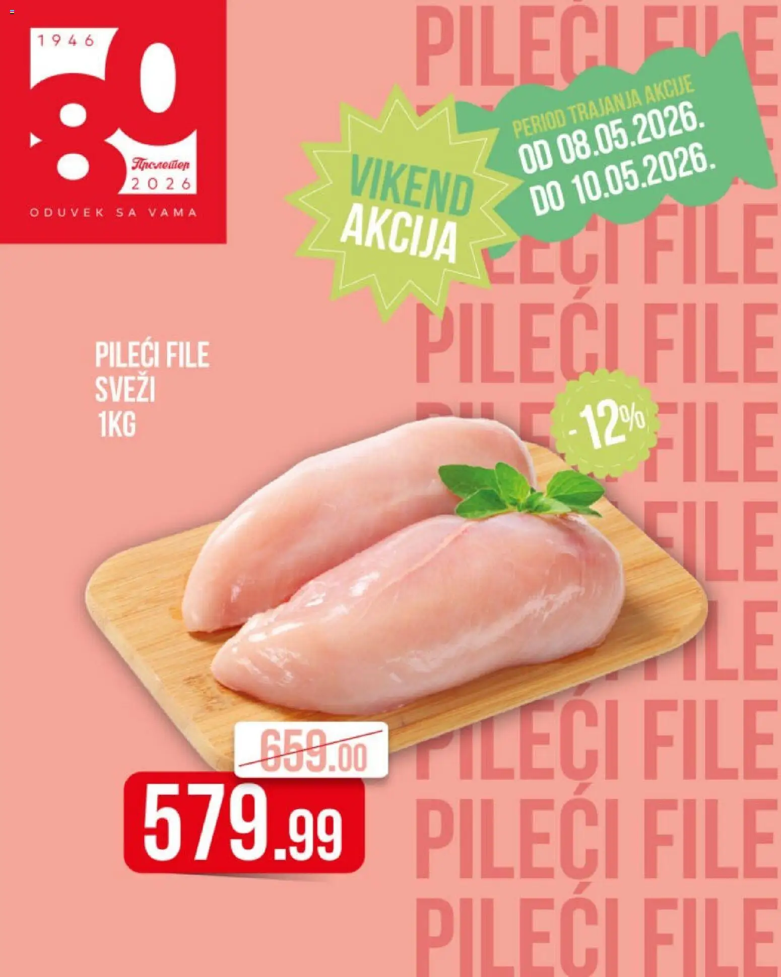 Pregled Metalac Proleter kataloga - važi od 08.05.2026