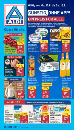 Vorschau von dem Prospekt des Geschäftes Aldi, gültig ab dem 10.08.2026