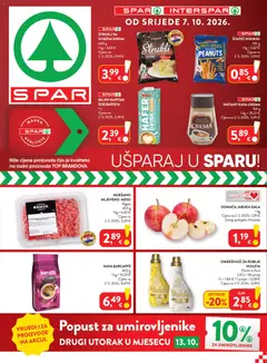 Pregled letka Spar Katalog trgovine Spar vrijedi od 07.10.2026