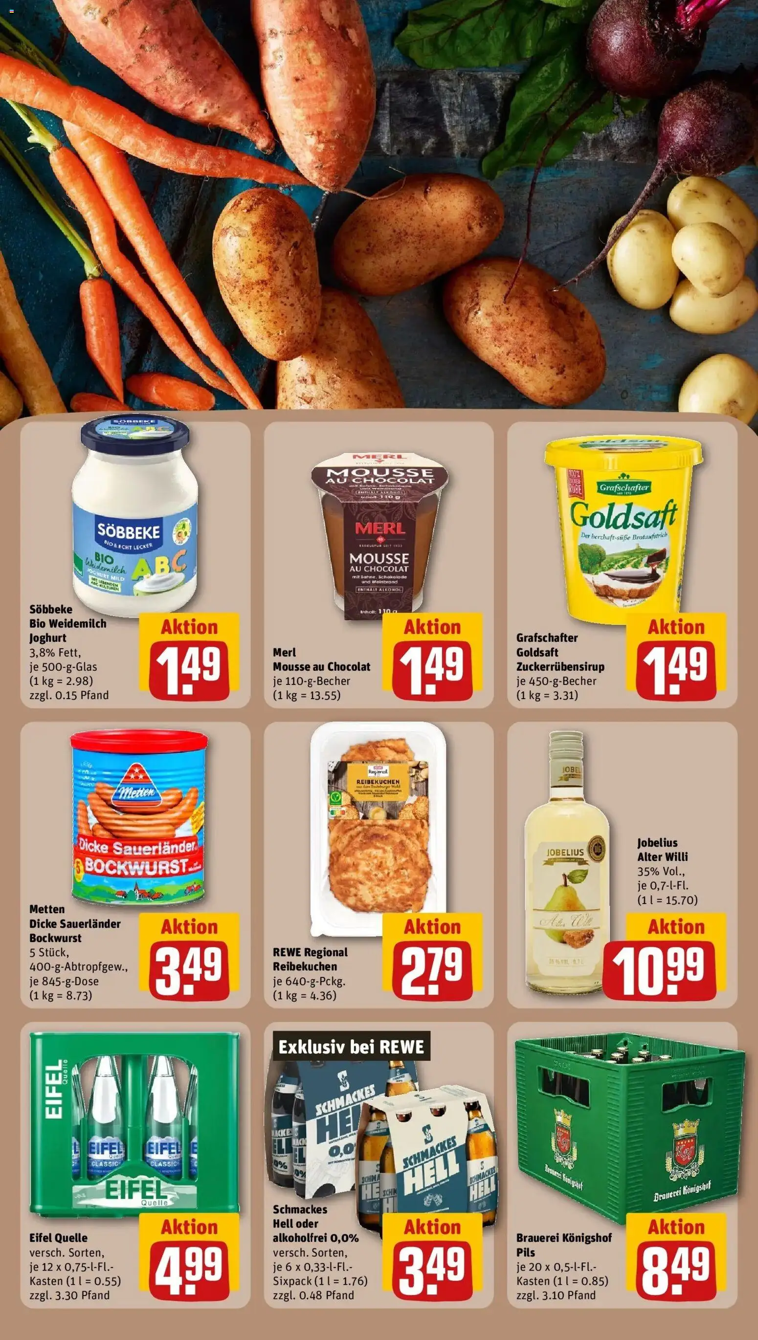 Vorschau von dem Prospekt des Geschäftes Rewe, gültig ab dem 26.10.2026