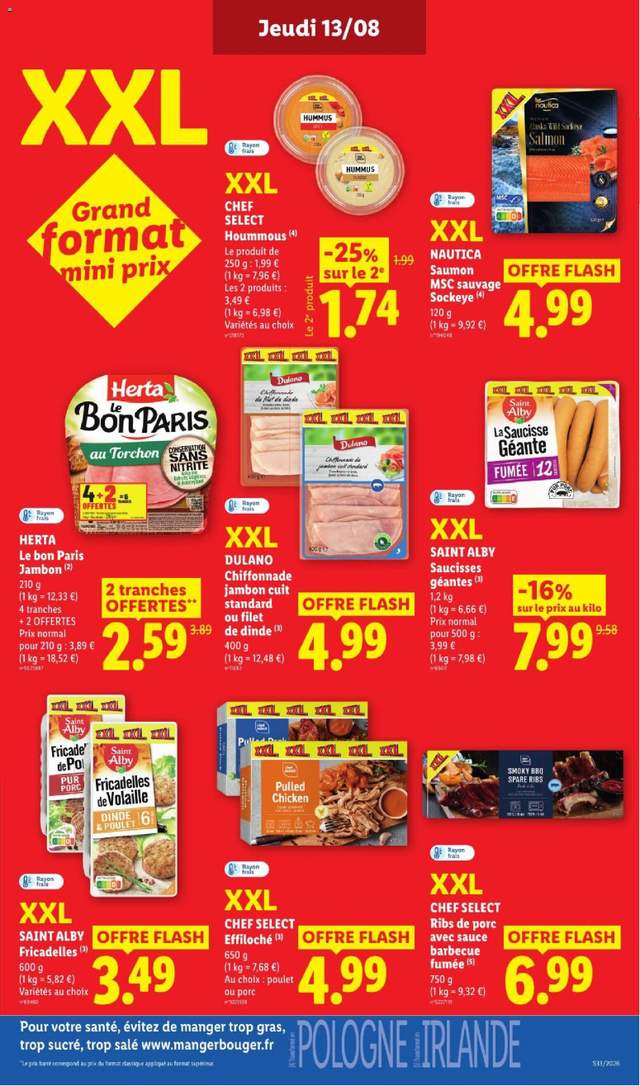 Nouveau catalogue Lidl à partir du 13/08