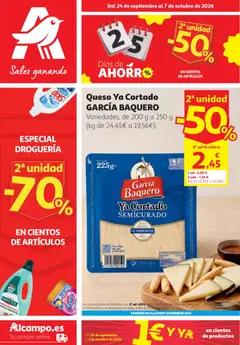 Vista previa del folleto de la tienda Alcampo válido desde el 24/09/2026 