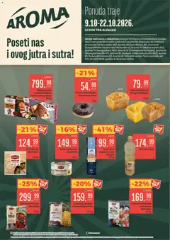 Pregled Aroma Market kataloga - važi od 09.10.2026