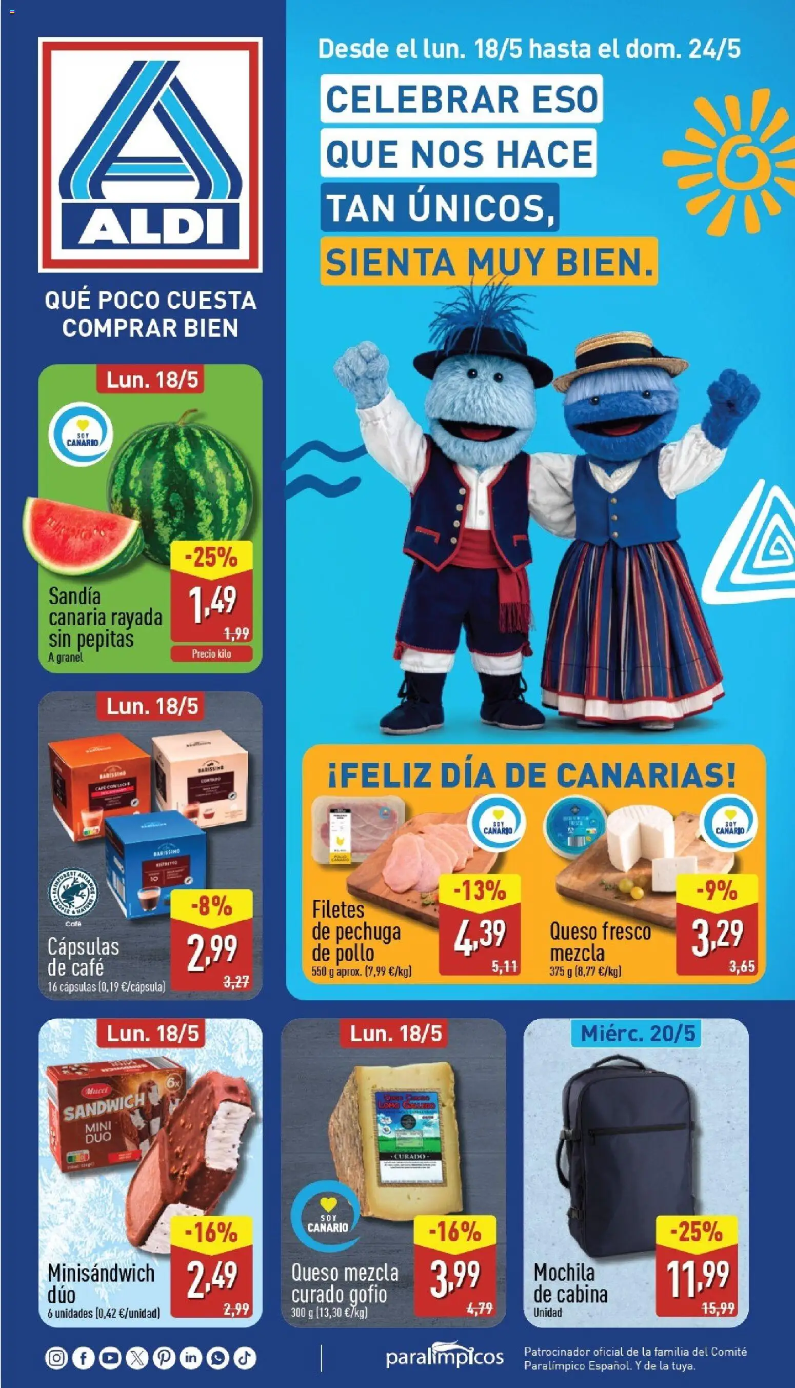 Vista previa del folleto de la tienda Aldi válido desde el 18/05/2026 