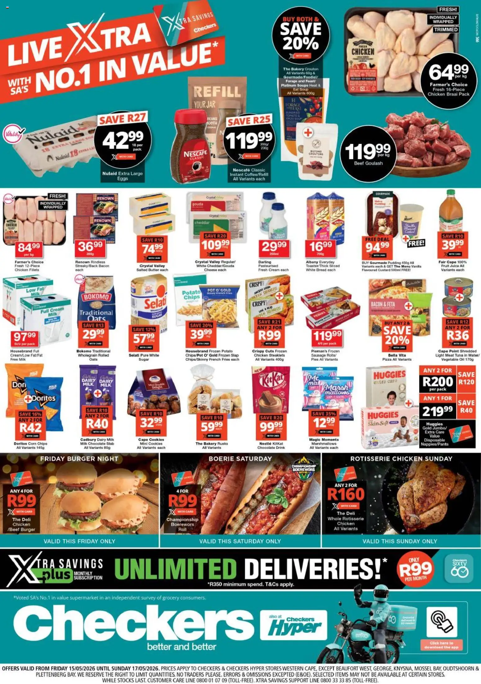 Preview of Checkers flyer valid from 15/05/2026