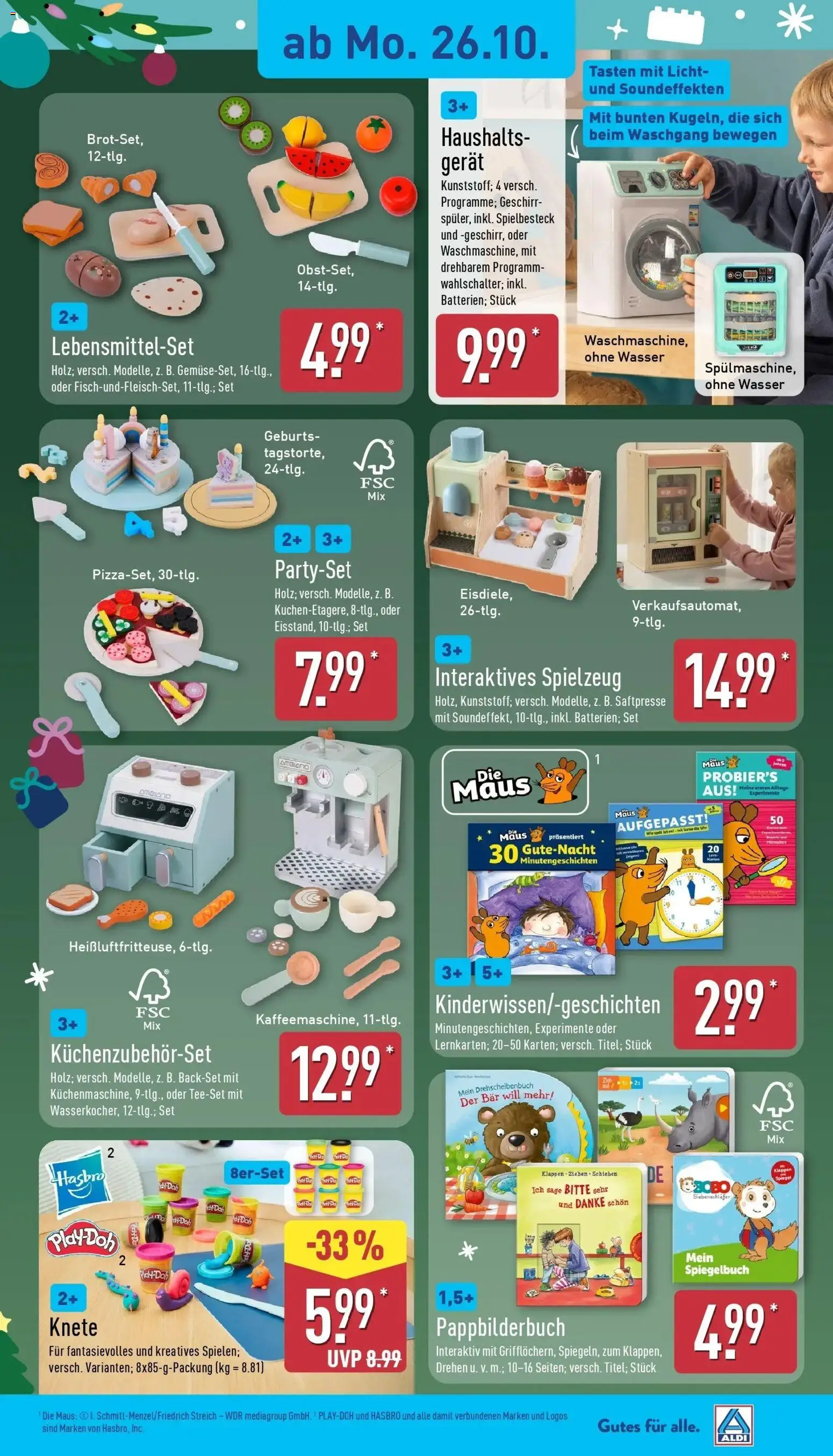 Vorschau von dem Prospekt des Geschäftes Aldi, gültig ab dem 26.10.2026