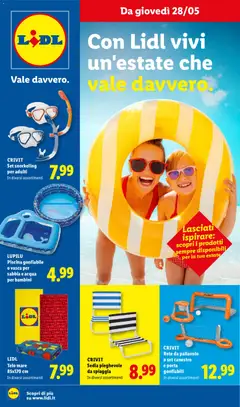 Anteprima dell'opuscolo Lidl volantino Estate che vale dal negozio Lidl valido da 28/05/2026